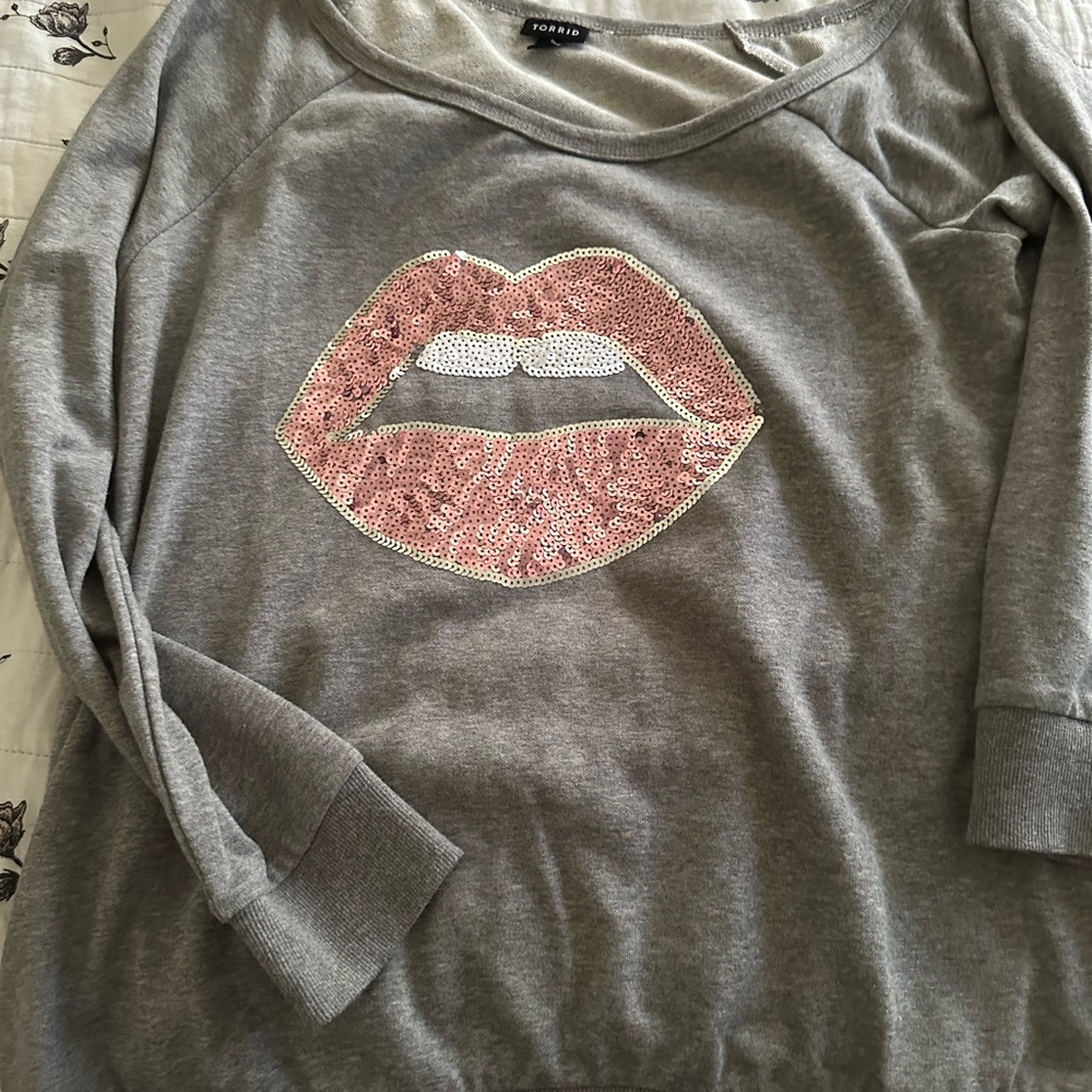 Torrid Light Gray Knit Fabric